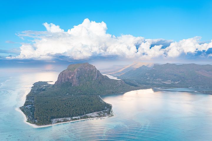 Le Morne peninsula and mountain, Mauritius