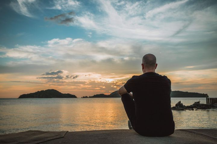 Sunset over the beach, Langkawi